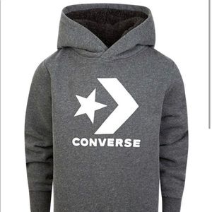 Boys CONVERSE Sherpa Lined Pullover